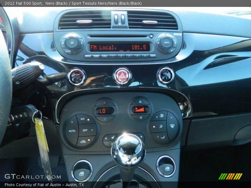 Nero (Black) / Sport Tessuto Nero/Nero (Black/Black) 2012 Fiat 500 Sport