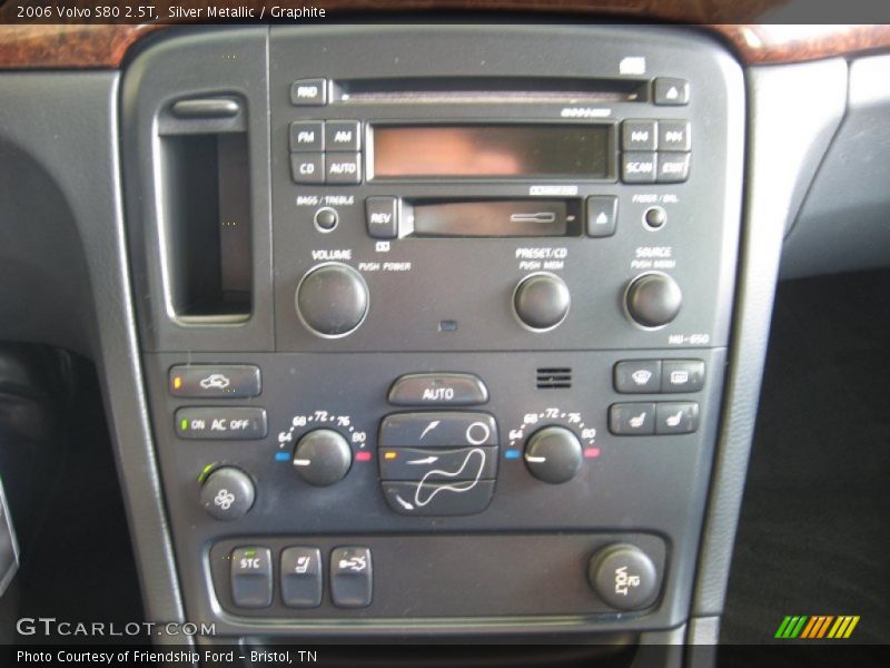Silver Metallic / Graphite 2006 Volvo S80 2.5T