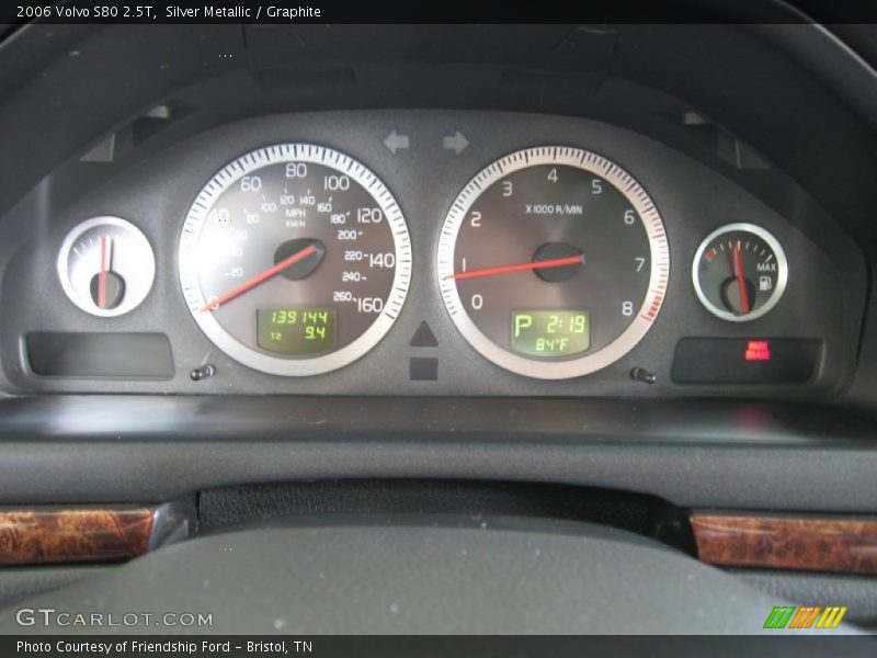 Silver Metallic / Graphite 2006 Volvo S80 2.5T