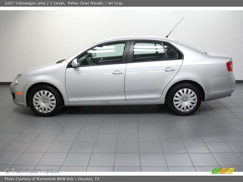 Reflex Silver Metallic / Art Gray 2007 Volkswagen Jetta 2.5 Sedan
