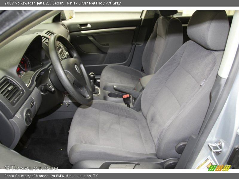 Reflex Silver Metallic / Art Gray 2007 Volkswagen Jetta 2.5 Sedan