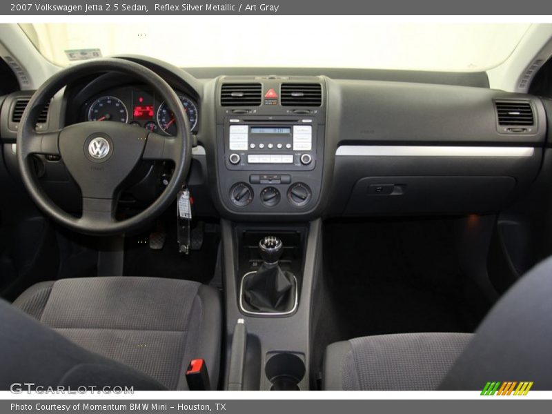 Reflex Silver Metallic / Art Gray 2007 Volkswagen Jetta 2.5 Sedan