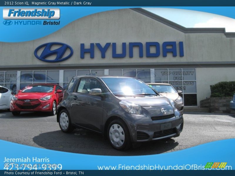 Magnetic Gray Metallic / Dark Gray 2012 Scion iQ