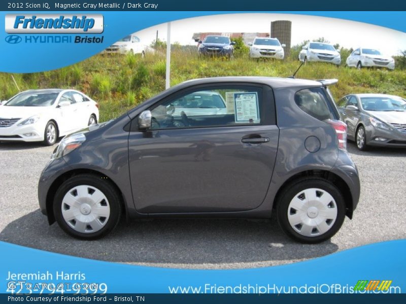 Magnetic Gray Metallic / Dark Gray 2012 Scion iQ