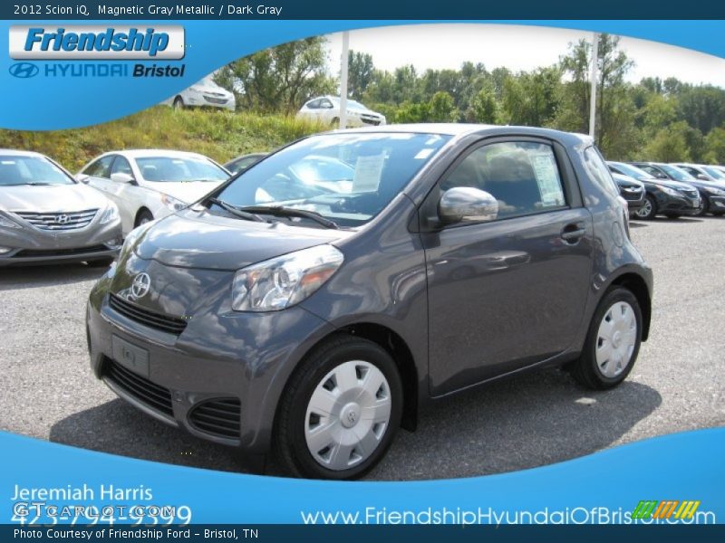 Magnetic Gray Metallic / Dark Gray 2012 Scion iQ