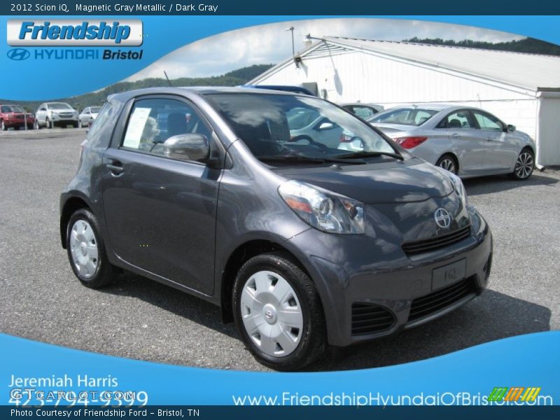 Magnetic Gray Metallic / Dark Gray 2012 Scion iQ