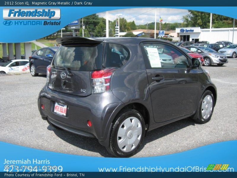 Magnetic Gray Metallic / Dark Gray 2012 Scion iQ