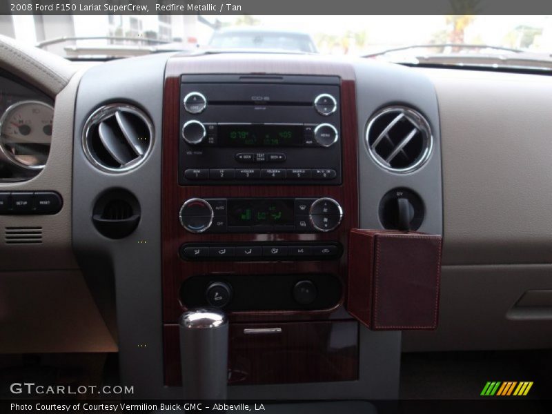 Redfire Metallic / Tan 2008 Ford F150 Lariat SuperCrew