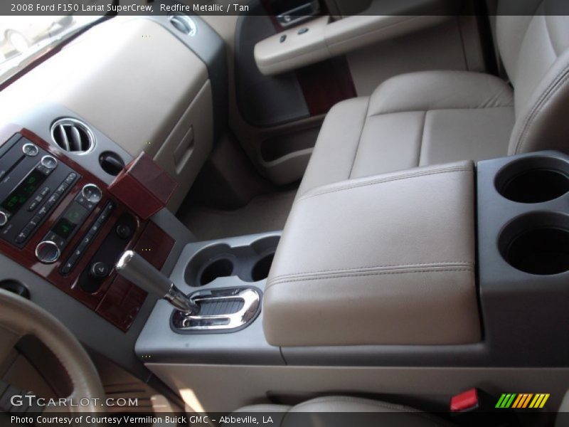 Redfire Metallic / Tan 2008 Ford F150 Lariat SuperCrew