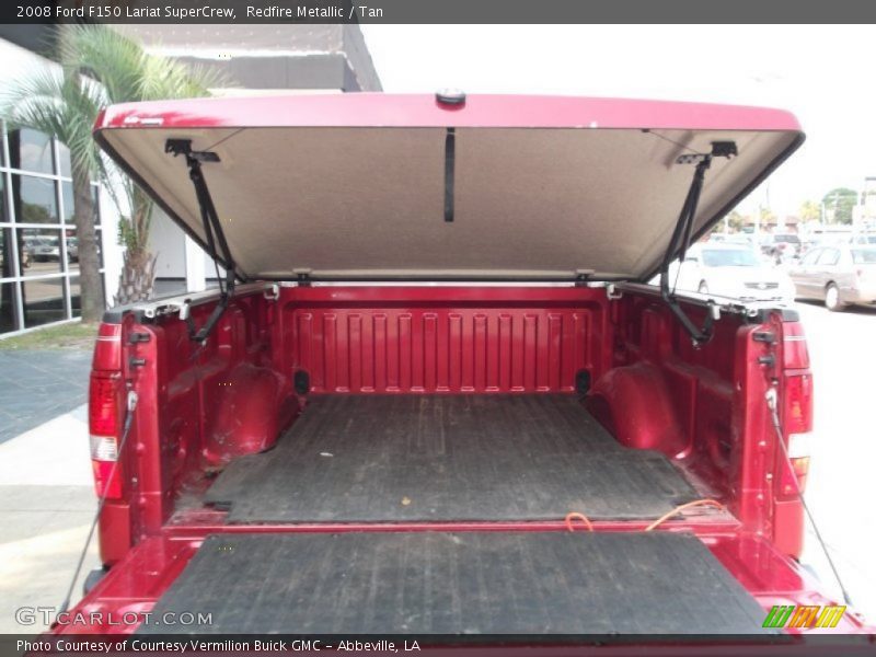 Redfire Metallic / Tan 2008 Ford F150 Lariat SuperCrew