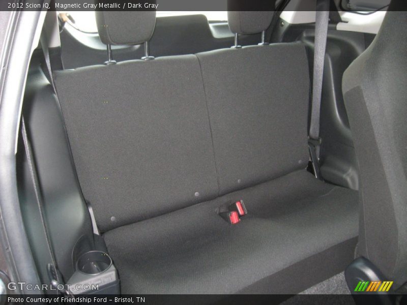 Rear Seat of 2012 iQ 