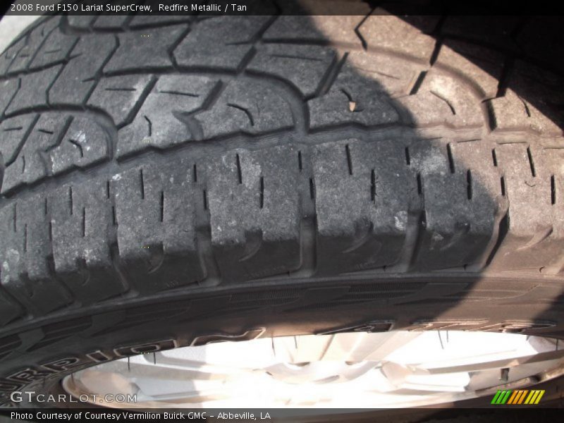 Redfire Metallic / Tan 2008 Ford F150 Lariat SuperCrew