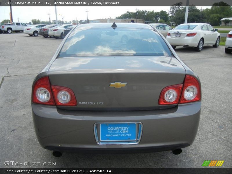 Mocha Steel Metallic / Cocoa/Cashmere 2012 Chevrolet Malibu LTZ