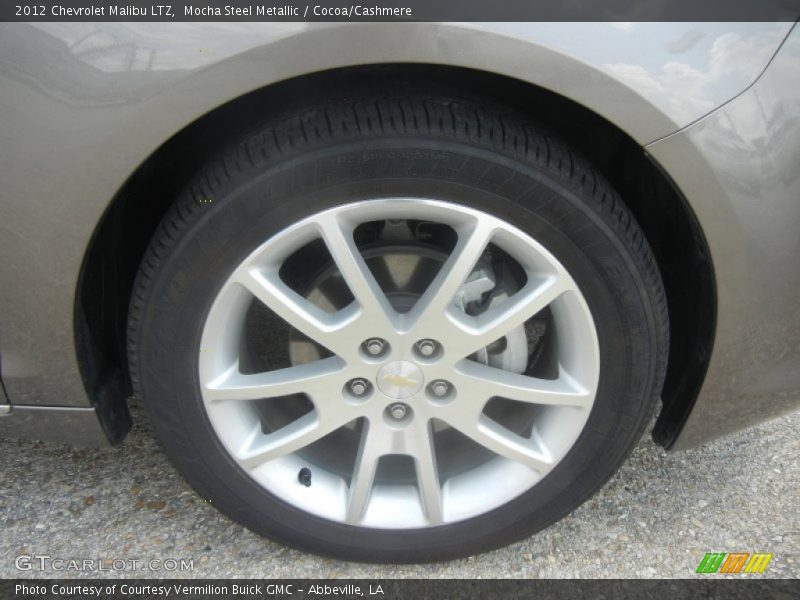 Mocha Steel Metallic / Cocoa/Cashmere 2012 Chevrolet Malibu LTZ