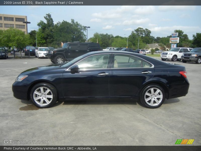 Black Sapphire Pearl / Cashmere 2009 Lexus ES 350