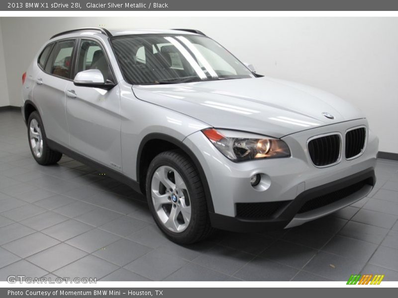 Glacier Silver Metallic / Black 2013 BMW X1 sDrive 28i