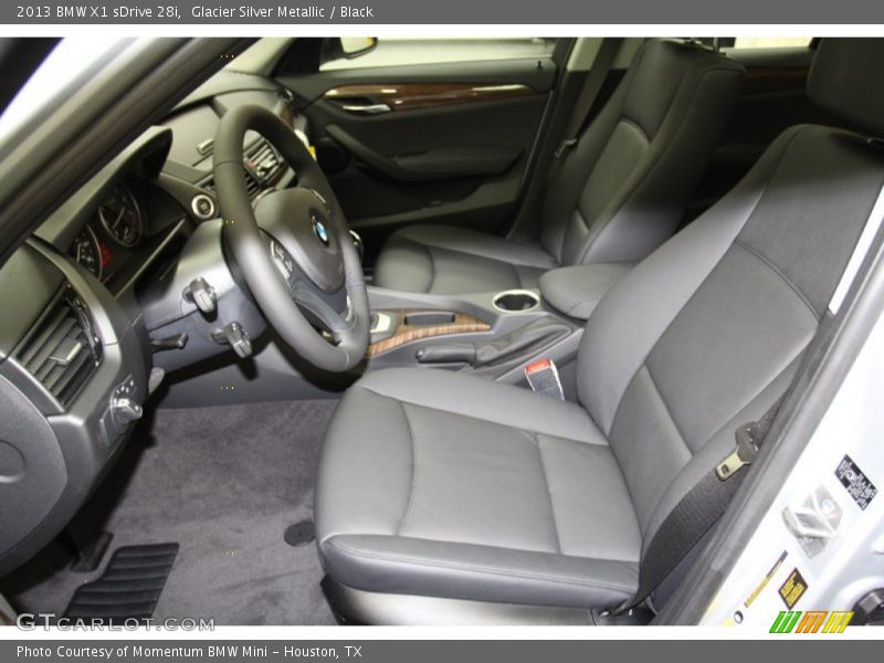 Glacier Silver Metallic / Black 2013 BMW X1 sDrive 28i
