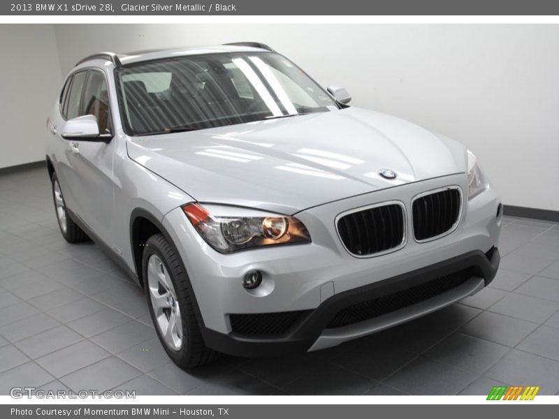 Glacier Silver Metallic / Black 2013 BMW X1 sDrive 28i