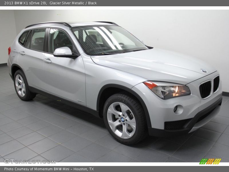 Glacier Silver Metallic / Black 2013 BMW X1 sDrive 28i