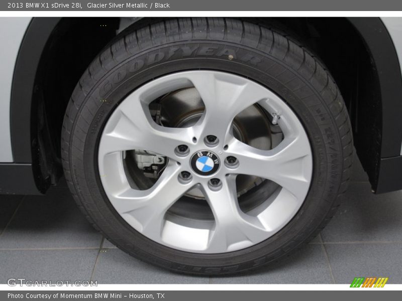 Glacier Silver Metallic / Black 2013 BMW X1 sDrive 28i