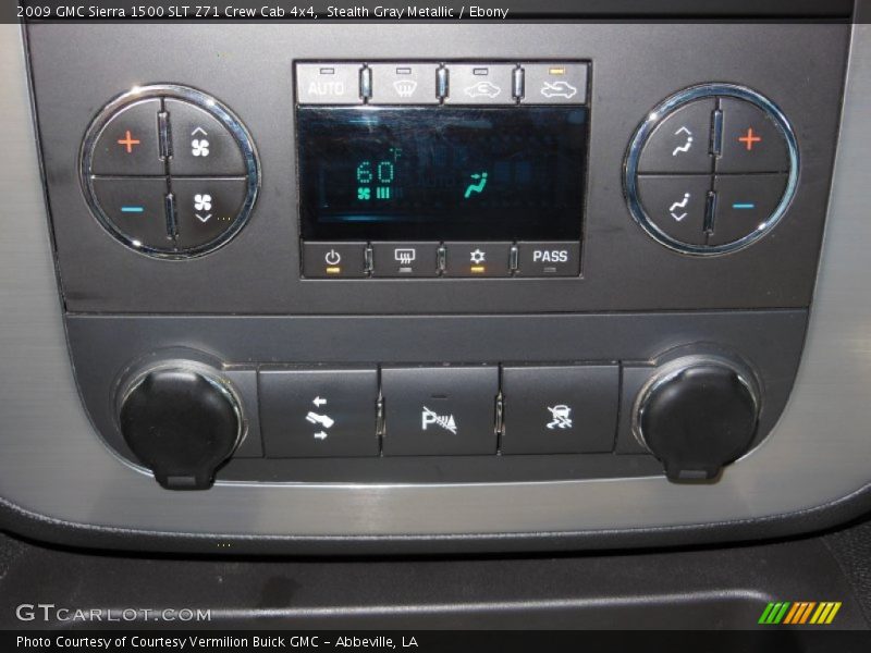 Stealth Gray Metallic / Ebony 2009 GMC Sierra 1500 SLT Z71 Crew Cab 4x4