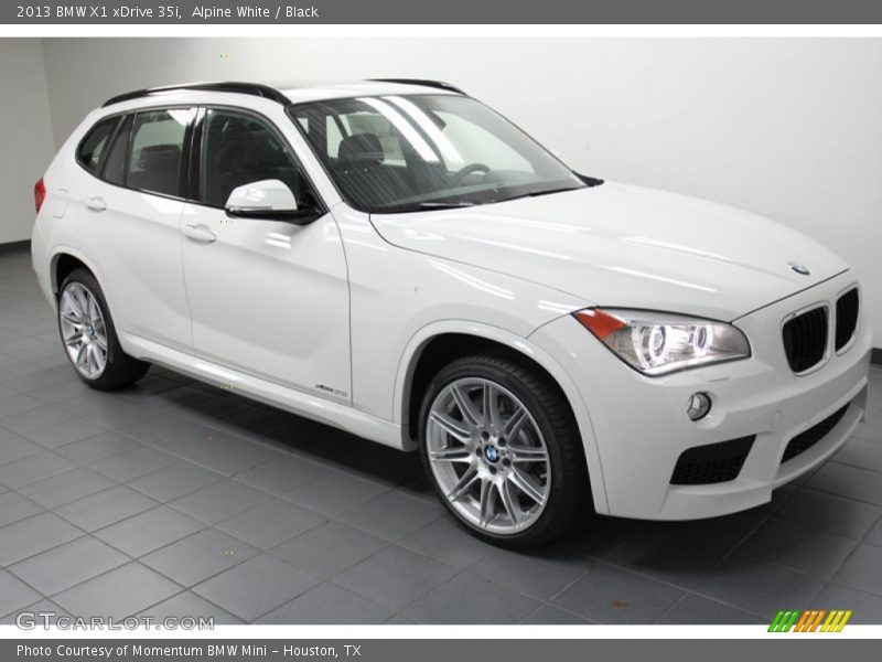 Alpine White / Black 2013 BMW X1 xDrive 35i