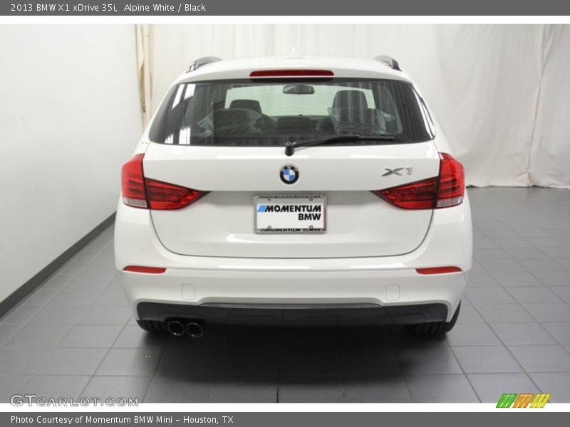 Alpine White / Black 2013 BMW X1 xDrive 35i