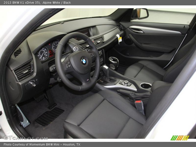 Black Interior - 2013 X1 xDrive 35i 