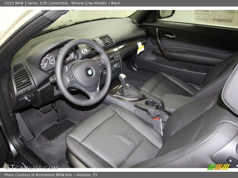 Black Interior - 2013 1 Series 128i Convertible 