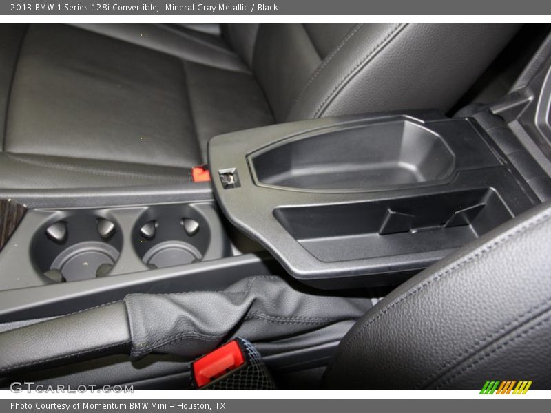 Mineral Gray Metallic / Black 2013 BMW 1 Series 128i Convertible