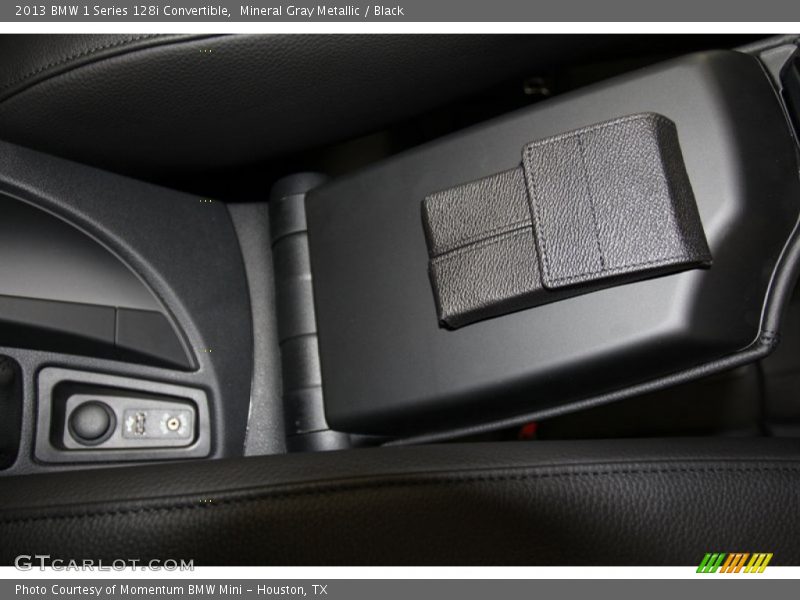 Mineral Gray Metallic / Black 2013 BMW 1 Series 128i Convertible