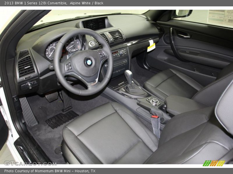 Black Interior - 2013 1 Series 128i Convertible 
