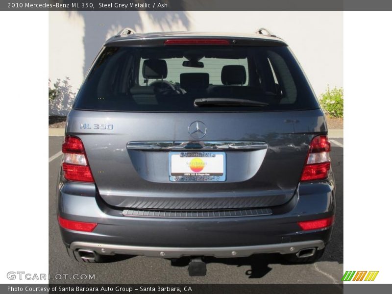 Steel Grey Metallic / Ash 2010 Mercedes-Benz ML 350