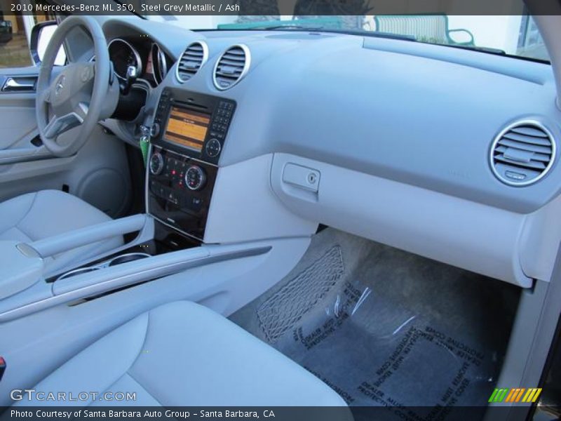 Steel Grey Metallic / Ash 2010 Mercedes-Benz ML 350