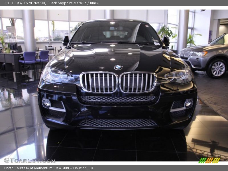 Black Sapphire Metallic / Black 2013 BMW X6 xDrive50i