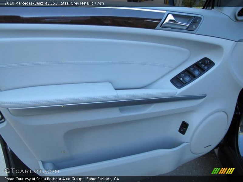 Steel Grey Metallic / Ash 2010 Mercedes-Benz ML 350