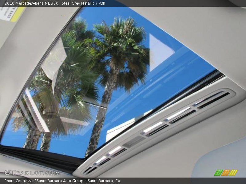 Steel Grey Metallic / Ash 2010 Mercedes-Benz ML 350