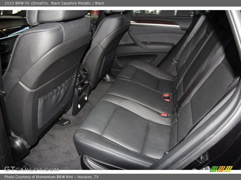 Rear Seat of 2013 X6 xDrive50i