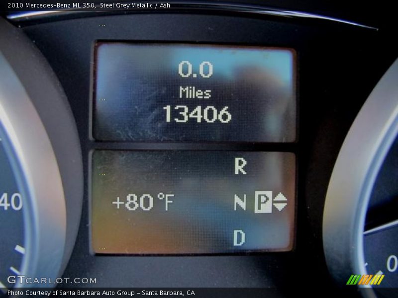 Steel Grey Metallic / Ash 2010 Mercedes-Benz ML 350