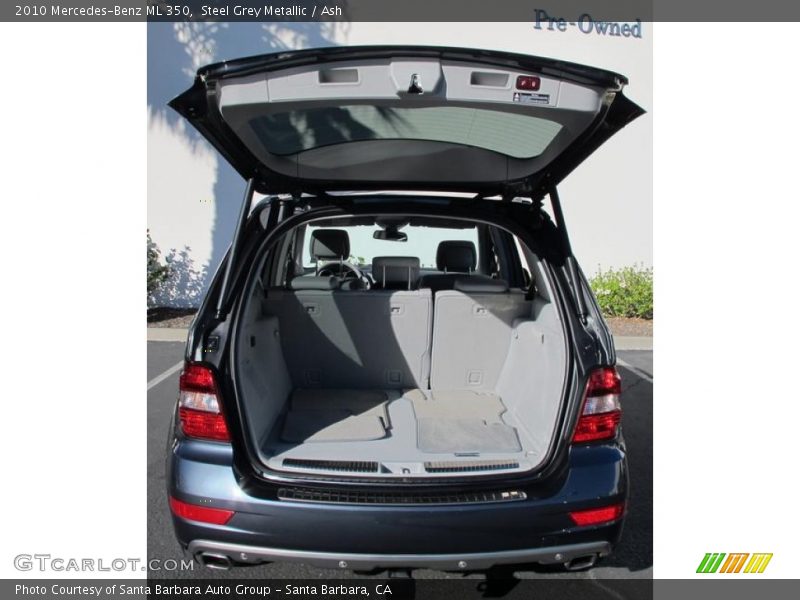 Steel Grey Metallic / Ash 2010 Mercedes-Benz ML 350