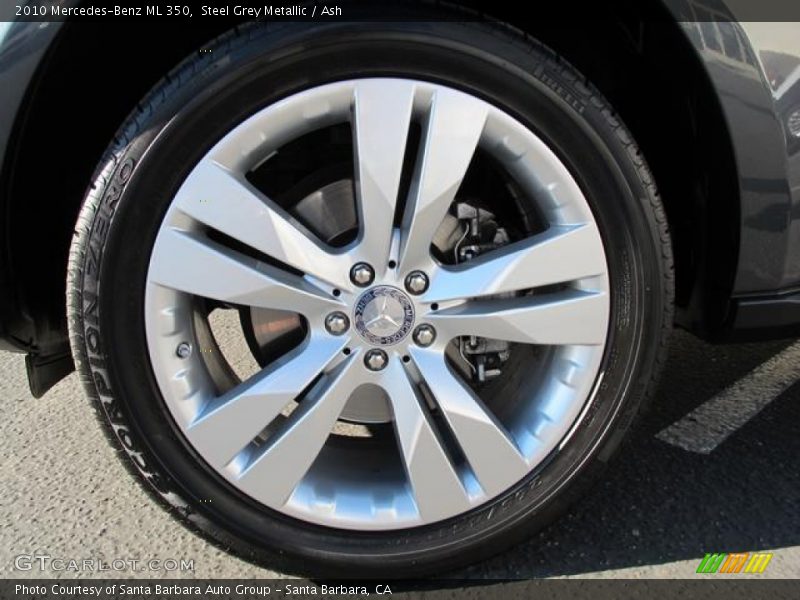 Steel Grey Metallic / Ash 2010 Mercedes-Benz ML 350