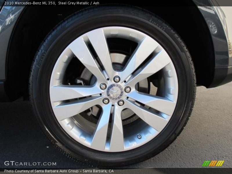 Steel Grey Metallic / Ash 2010 Mercedes-Benz ML 350