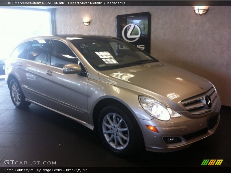 Desert Silver Metallic / Macadamia 2007 Mercedes-Benz R 350 4Matic