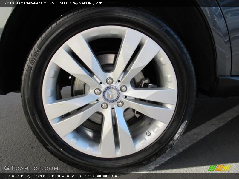 Steel Grey Metallic / Ash 2010 Mercedes-Benz ML 350