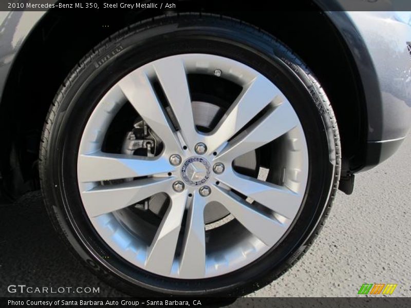 Steel Grey Metallic / Ash 2010 Mercedes-Benz ML 350