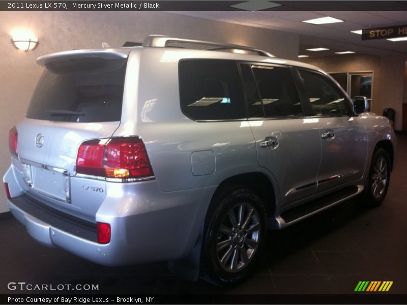 Mercury Silver Metallic / Black 2011 Lexus LX 570