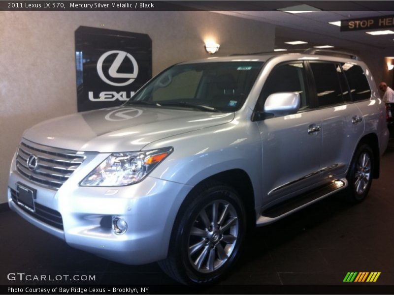 Mercury Silver Metallic / Black 2011 Lexus LX 570
