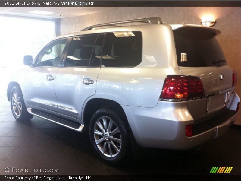 Mercury Silver Metallic / Black 2011 Lexus LX 570