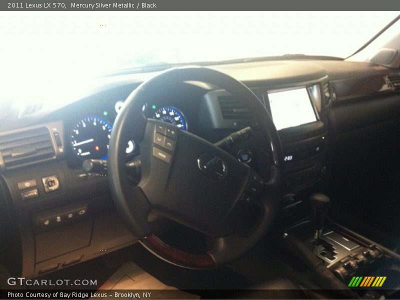 Mercury Silver Metallic / Black 2011 Lexus LX 570