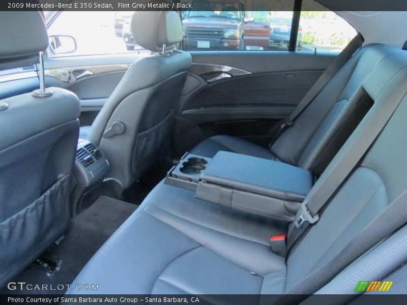 Flint Grey Metallic / Black 2009 Mercedes-Benz E 350 Sedan